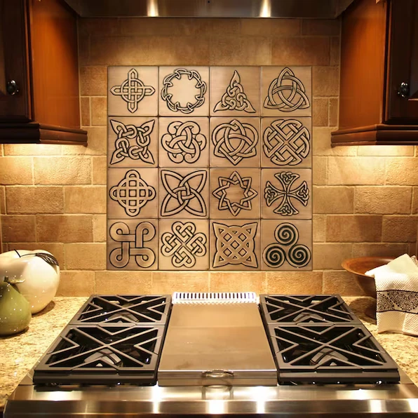 Beautiful celtic backsplash