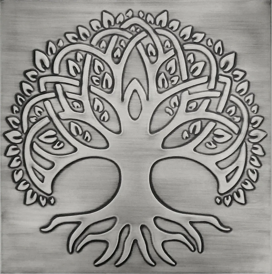 Celtic Tree of life silver version