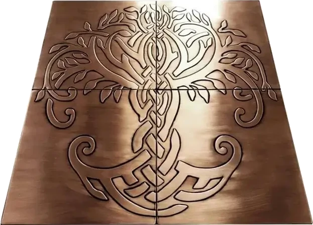 Magnificent Celtic Tree of life copper version
