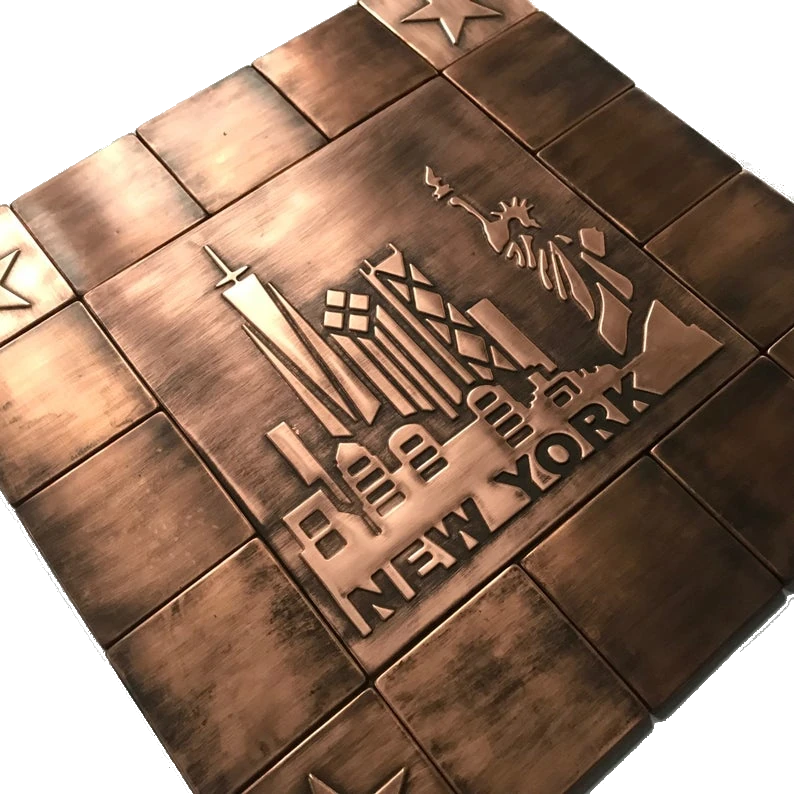 New York Metal 3 Tiles