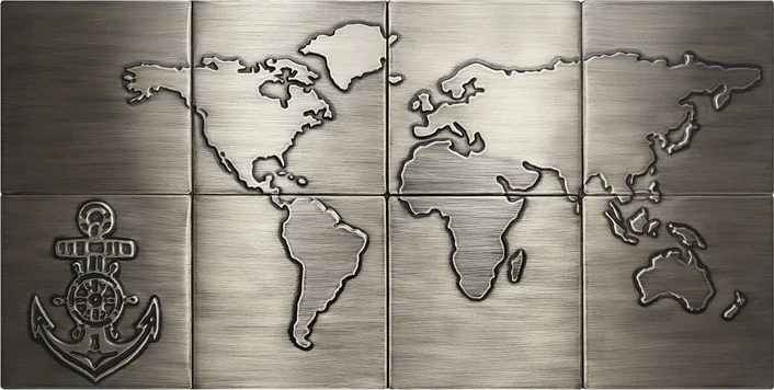 world-map-silver-version