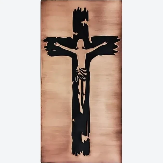 Jesus-on-the-Cross-on-copper-tile