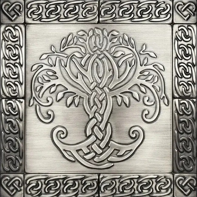Celtic-tree-of-life-with-hearts-silver-version