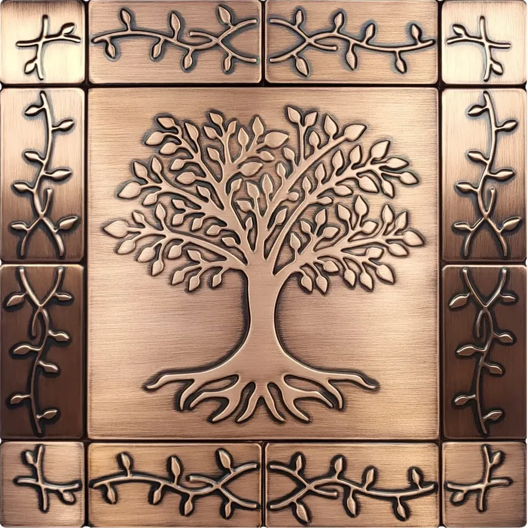 Tree of life with ornament copper version