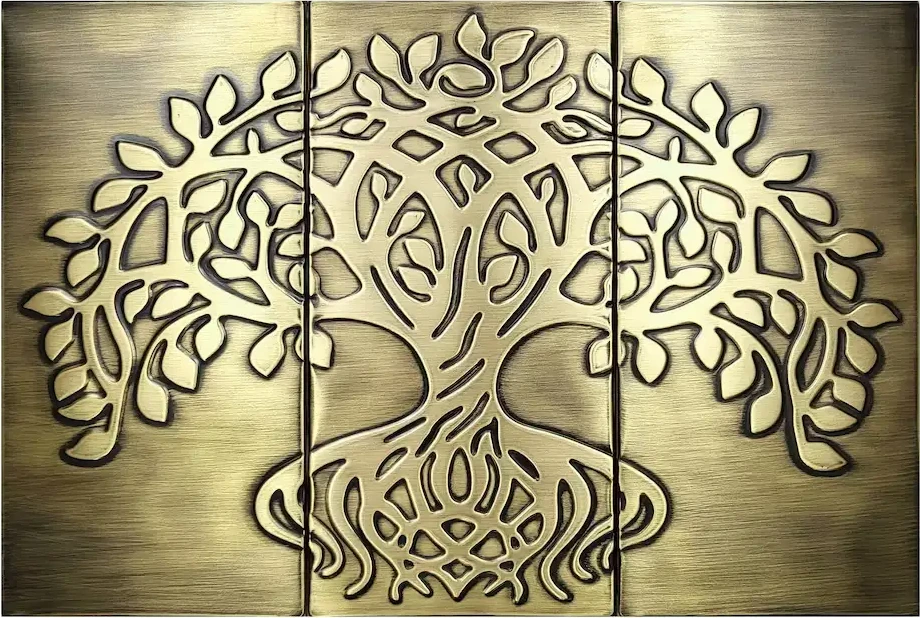 Celtic tree of life brass version