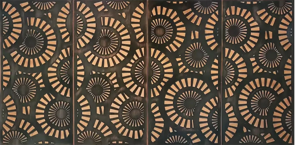 Gears pattern copper version