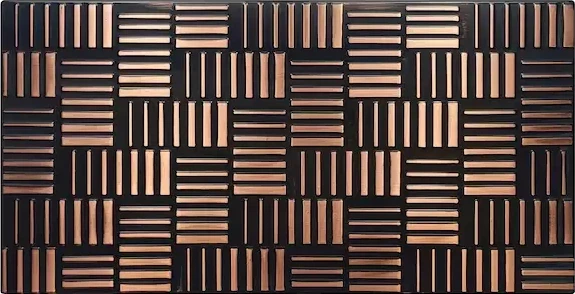 Parquet pattern copper version