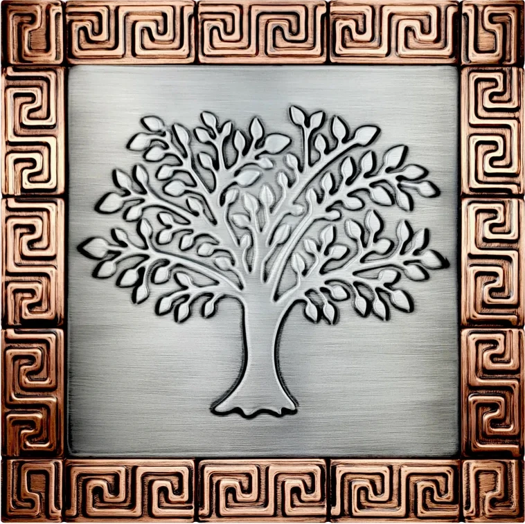 Tree of Life with Copper Frame 2