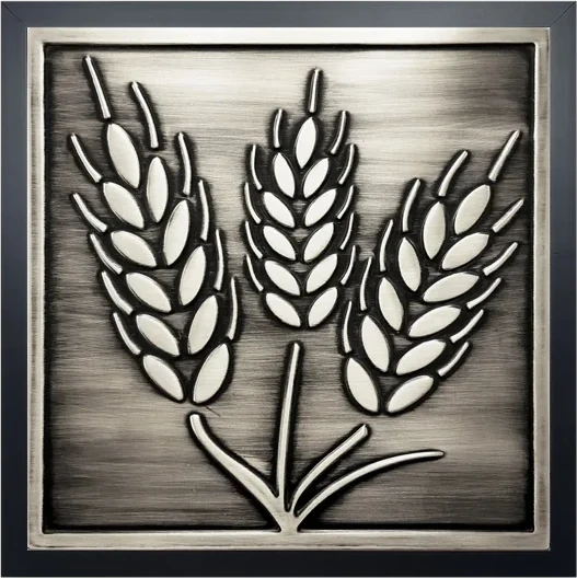 Ears of Grain in a Wooden Frame silver version