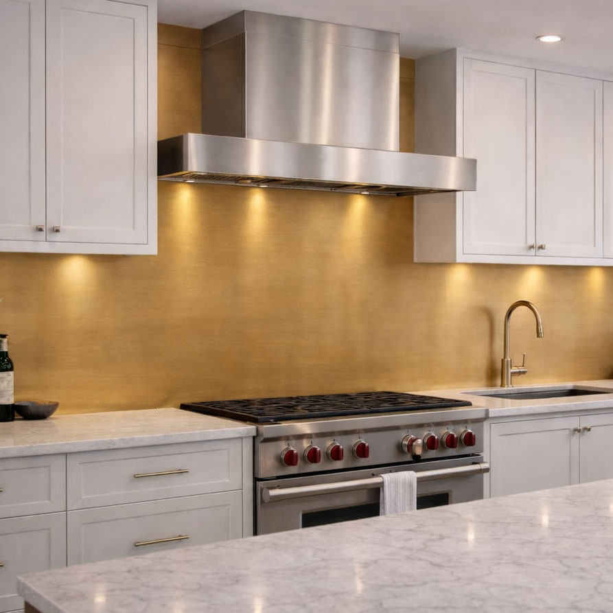 Handcrafted Real Brass Wall Panels